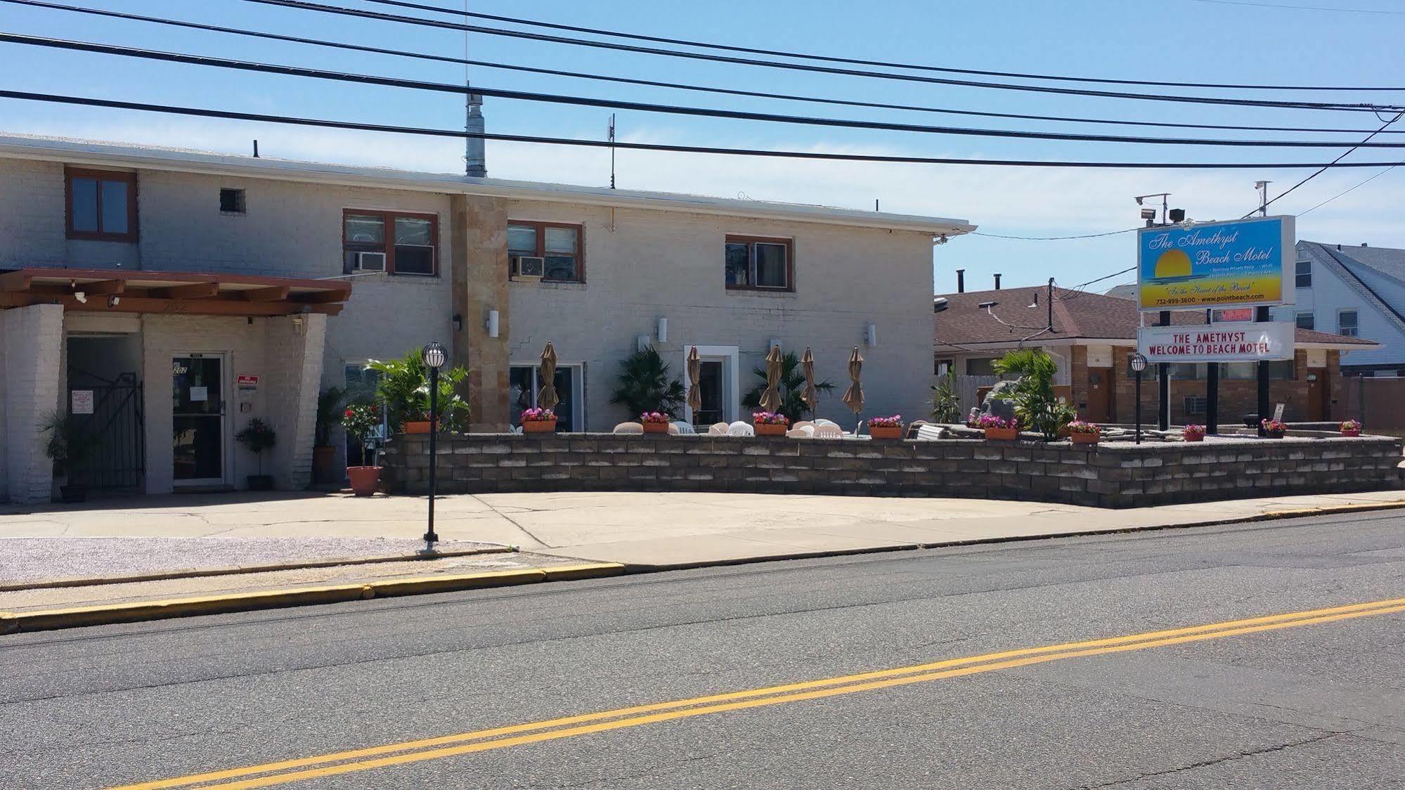 The Amethyst Beach Motel Point Pleasant Beach Exterior photo