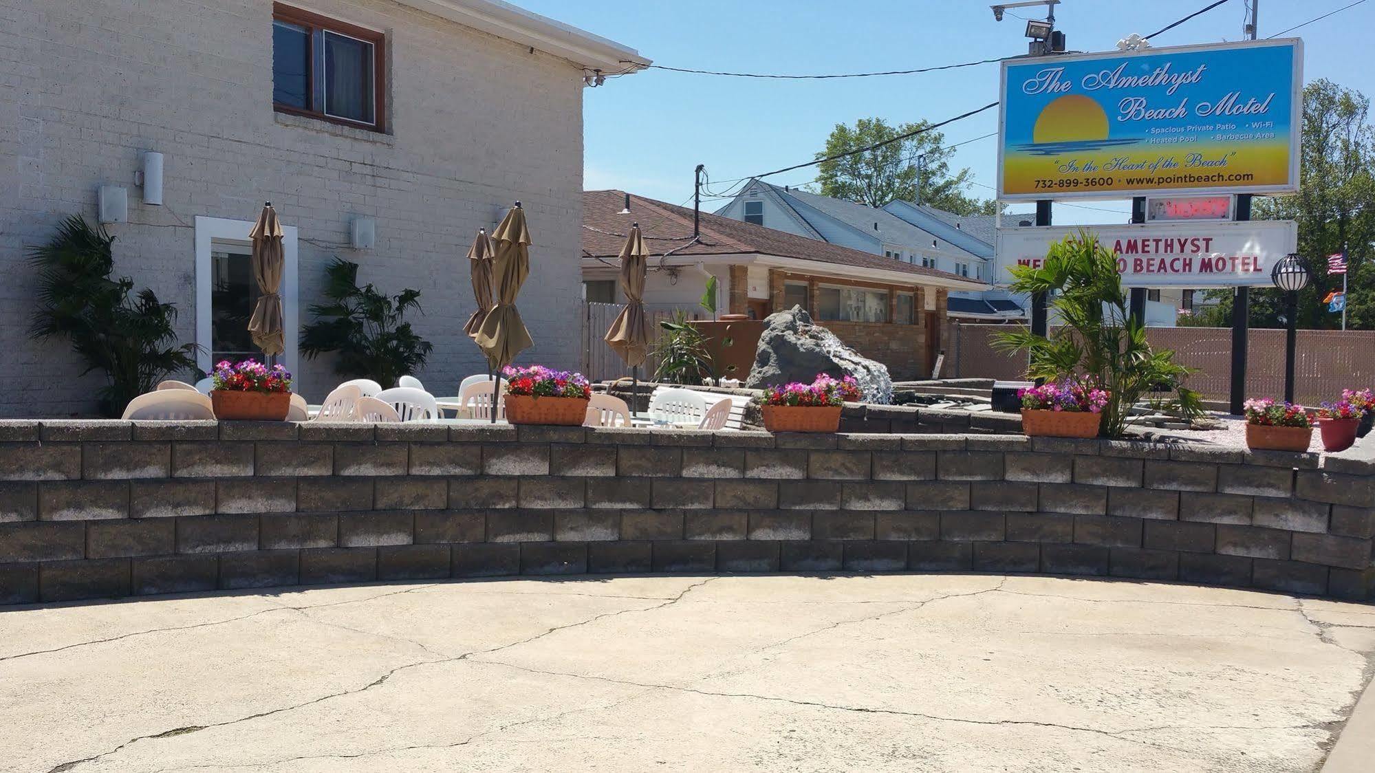 The Amethyst Beach Motel Point Pleasant Beach Exterior photo